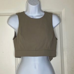 Taupe/Gray forever 21 blouse